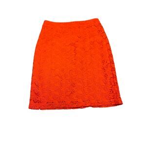 Ann Taylor women’s pencil skirt size 10 orange